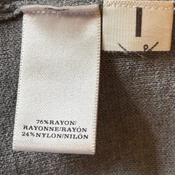 ANN TAYLOR Gray Embellished Collar Cardigan - Picture 12 of 12